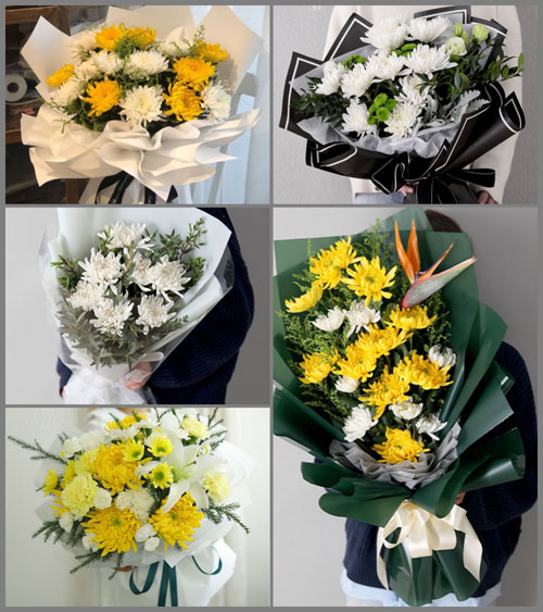 贵州贵阳花溪区石板镇石板二村白事花束代送